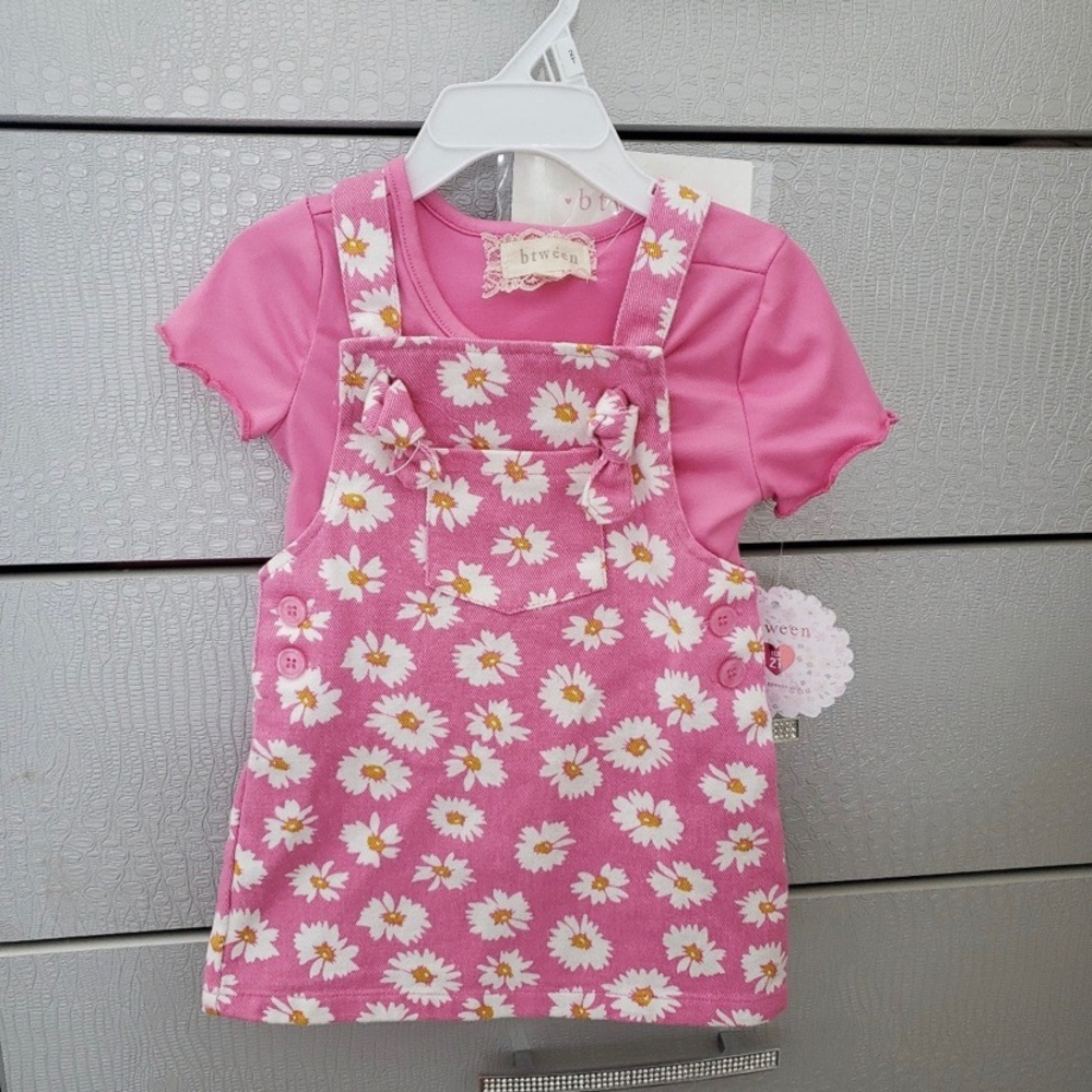 Btween floral pink dress